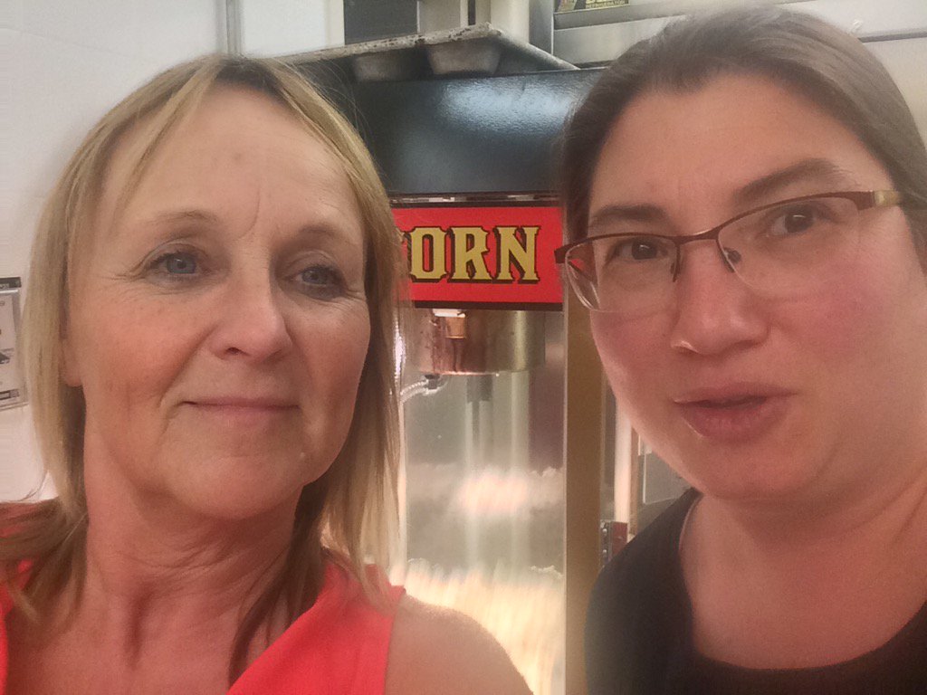 Aces family movie night popcorn too