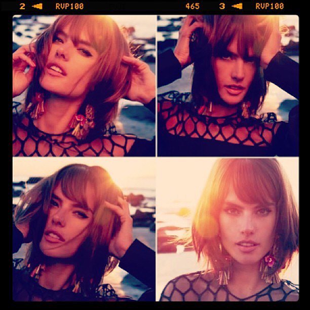 Alessandra Ambrosio On Twitter Tbt To Short Hair For Vogue