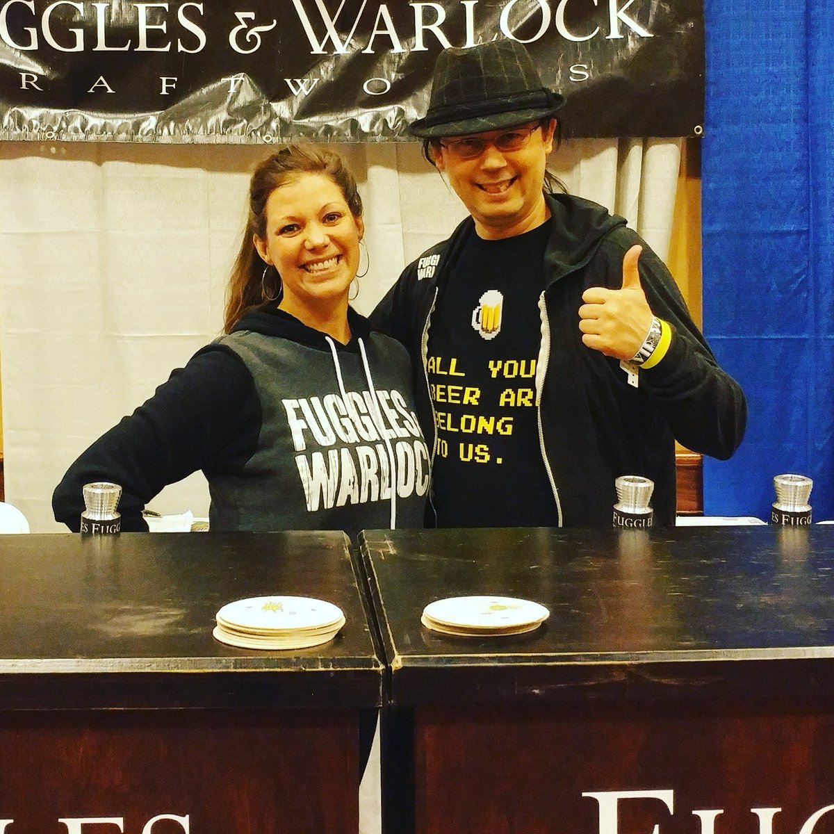 fugglesbeer's tweet photo. We are ready to pour at @OFOAS ! We are pouring Gin & Lime Pilsner, Destiny IPA, and Kiwami Plum Sour! Come on by!
#ginlime #festofale #fuglife https://t.co/lWUjLohRPt