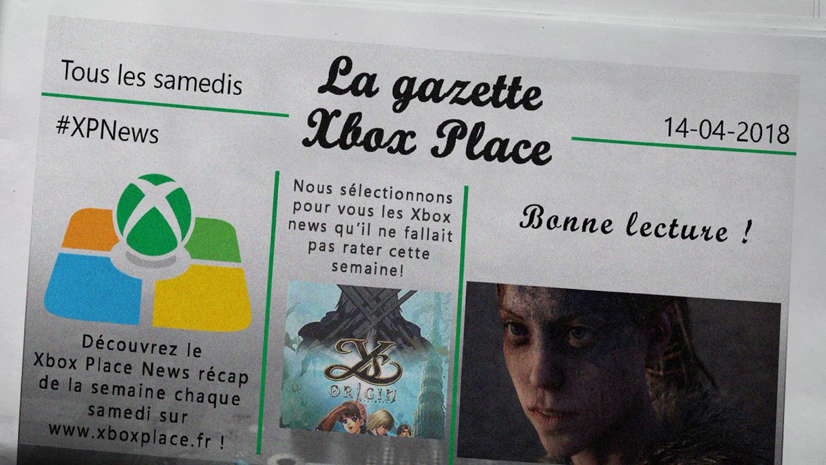 XboxPlace's tweet photo. Vous voulez bien démarrer le week-end ? Alors lisez la Gazette #XboxPlace numéro 10! De l'essentiel, rien que de l'essentiel pour accompagner ☕ et 🥐 👉 https://t.co/3ZZJFEijrH https://t.co/YkC2n4TQD6
