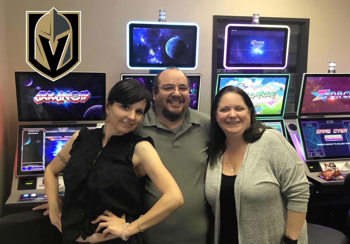 NextGamingSlots's tweet photo. CHEERING on our home town team! #GOKNIGHTSGO !! #Goldenknights #vegasstrong #nextgaming https://t.co/KSe5282rDo