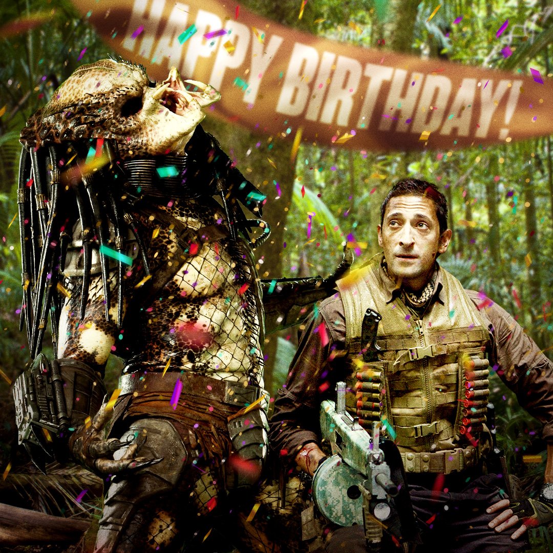 This looks like quite the party. Happy birthday Adrien Brody. 