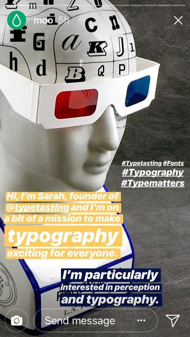 sarahhyndman's tweet photo. I've taken over @MOO's Instagram Stories. Head over to Moo on Instagram and click on the Moo logo. The next story goes out next week 😊 https://t.co/1zDb8byPFx