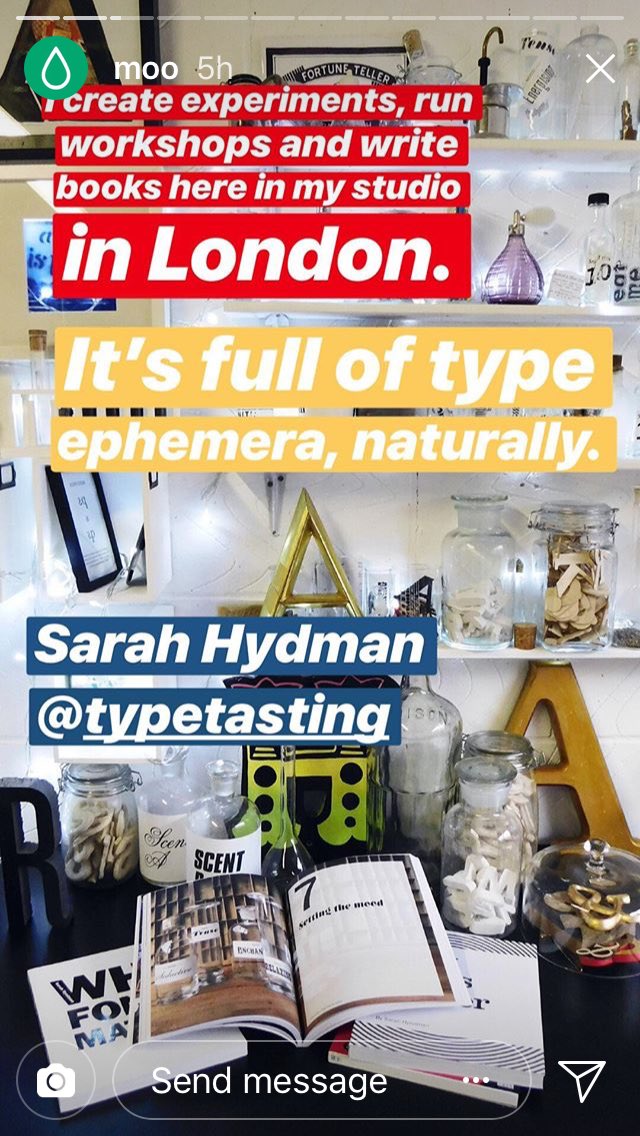sarahhyndman's tweet photo. I've taken over @MOO's Instagram Stories. Head over to Moo on Instagram and click on the Moo logo. The next story goes out next week 😊 https://t.co/1zDb8byPFx