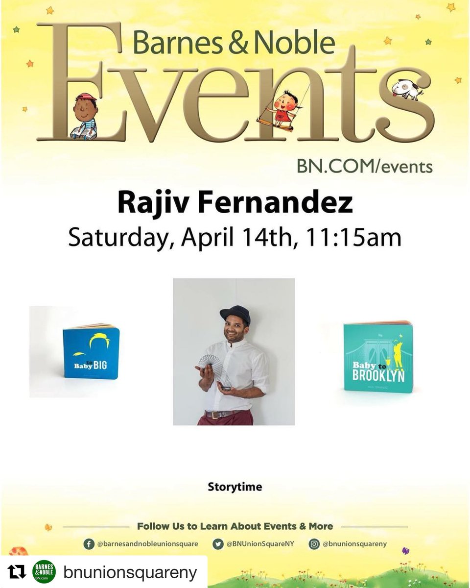 liliconBK's tweet photo. Donโt forget to come for #storytime tomorrow at @BNUnionSquareNY with Lilโ Icon!
#BabyToBK #BabyToBig #bnbuzz
@POWkidsbooks @BNKids @BNBuzz https://t.co/bXTEY5J0Ns