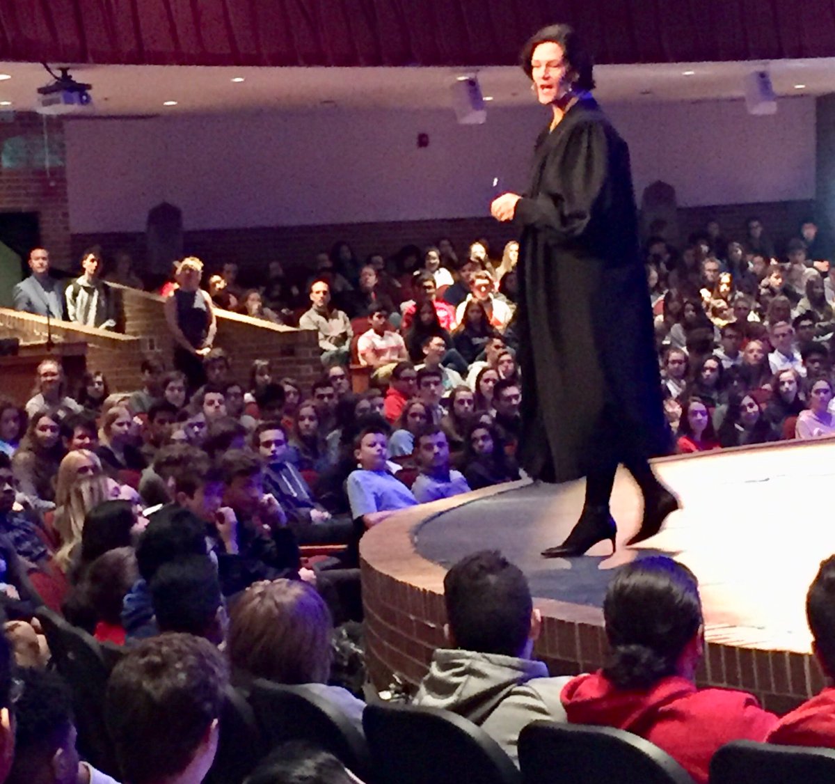 dhayes333's tweet photo. @kirsten_hartig your powerful message could still be overheard in classroom conversations 6th hour! Thanks for your time and concern for Troy’s teens and citizens! https://t.co/JCOtl9DCOQ