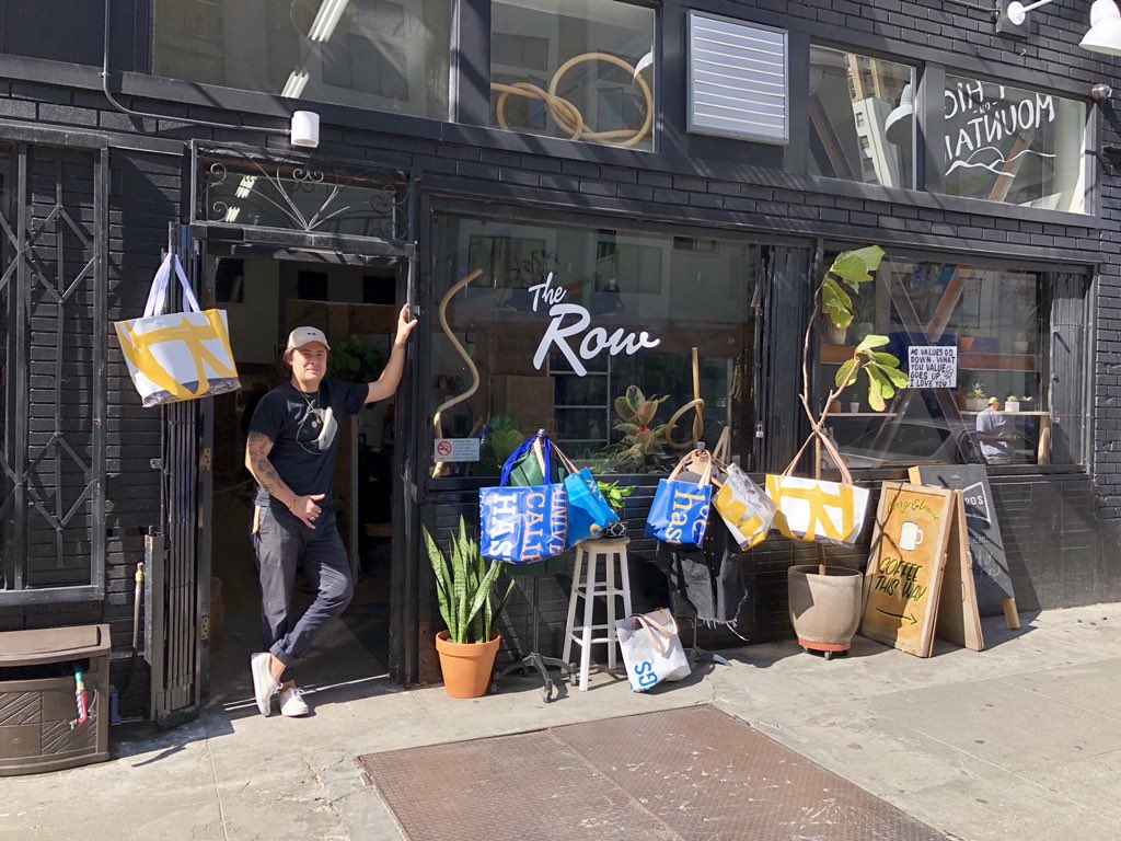 uclaw_sf's tweet photo. Totes made from re-purposed UC Hastings Streetpole Banners now available at The Row on Golden Gate Avenue. #totes #theTL #keepittender https://t.co/olHnu2TKH9