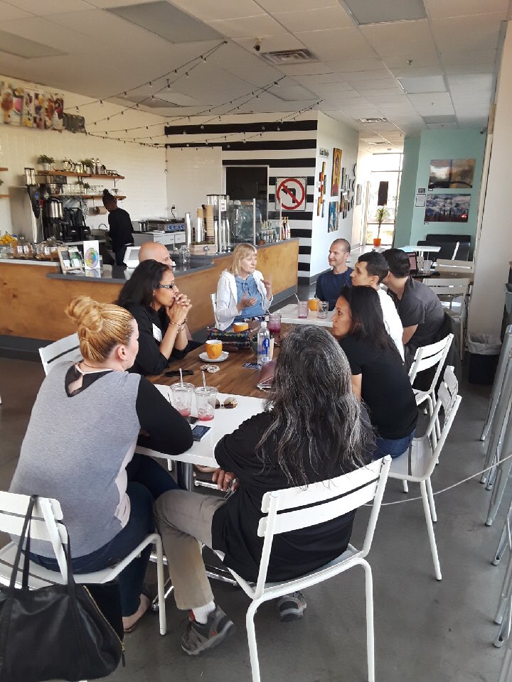 SarahGazala4NV's tweet photo. Great day meeting with constituents! #Nevada #USSenateCandidate #SarahGazala4Nevada https://t.co/TuzAB9FaeW