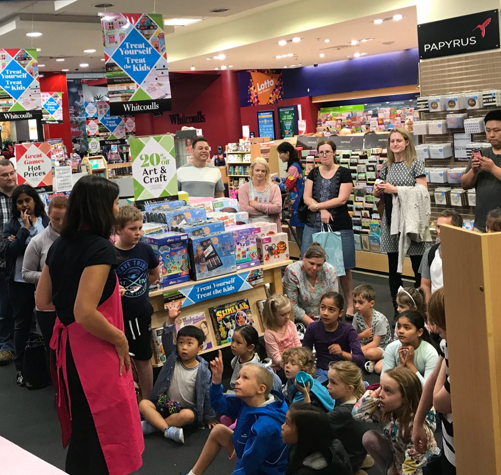 medickinson's tweet image. Fabulous day doing #science from our new Kitchen Science Cookbook at @whitcoullsstore in Albany. We will be doing it all again in Botany Town tomorrow, St Luke’s on Monday and Manukau on Tuesday! #kitchenscience