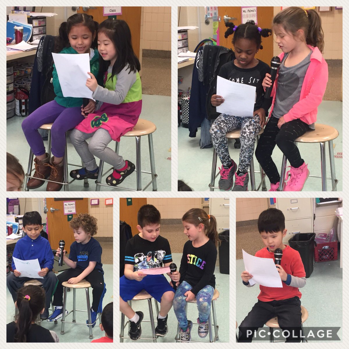 daniipalms's tweet photo. Celebrating the end of our Avid Readers Unit! The kids performed their copycat poems with their partners. What a fun way to celebrate!! 🎤📚 #tcrwp #elwood #makinglearningfun #focusedfuture #ilovekindergarten https://t.co/hfzvhdYZCy