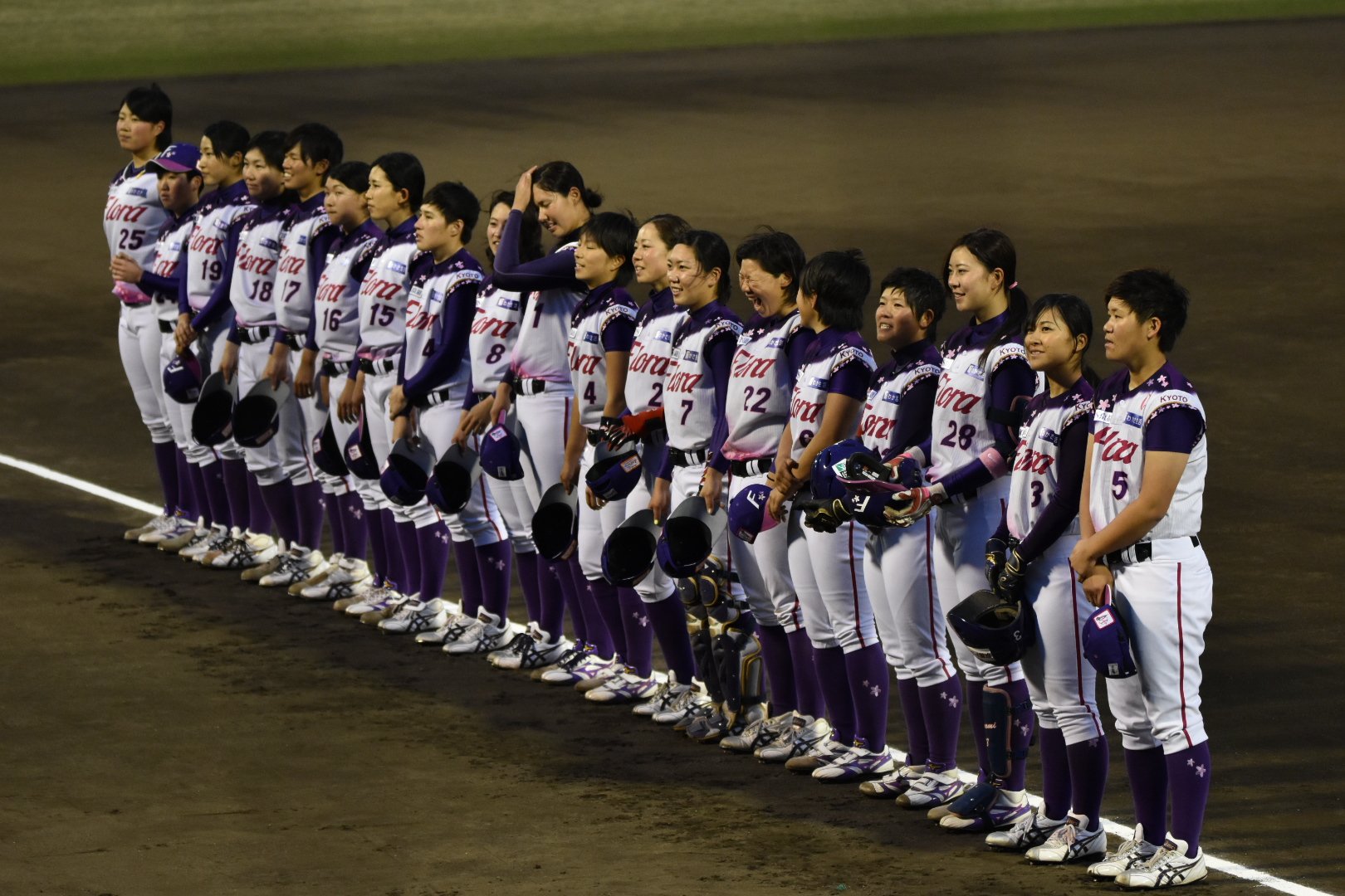 女子　整列  / X