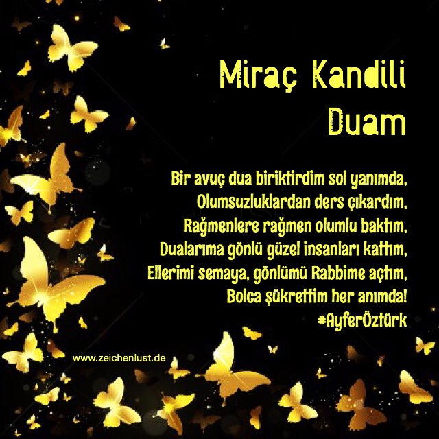 zeichenlust's tweet photo. #GutenMorgen 💛 #Günaydın 💛#GoodMorning 💛 #AyferÖztürk #miraç #kandil #qouteofyesterday #dua #MiraçKandilimizMübarekOlsun #şükrünbololsun #inzenierung #kunst #creativedirector #editorialdesigner #graphic #graphicdesign #grafikdesign #eventdesign #zeichenlust #designbüro 💛🦋💛 https://t.co/1rQkpT7PRc