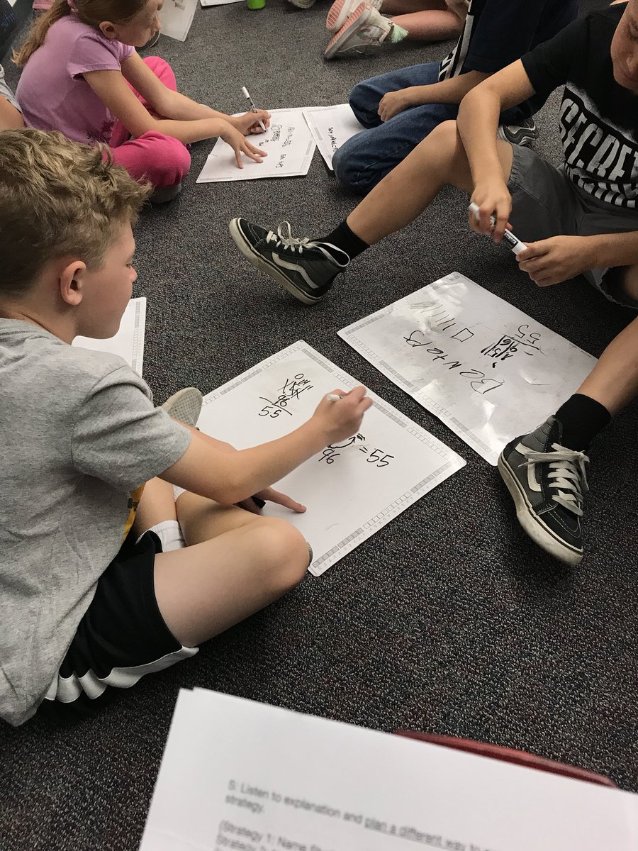 LaPlumaPanthers's tweet photo. Using our strategies! #madaboutmath #nlmusd https://t.co/aJ2dqHGikW
