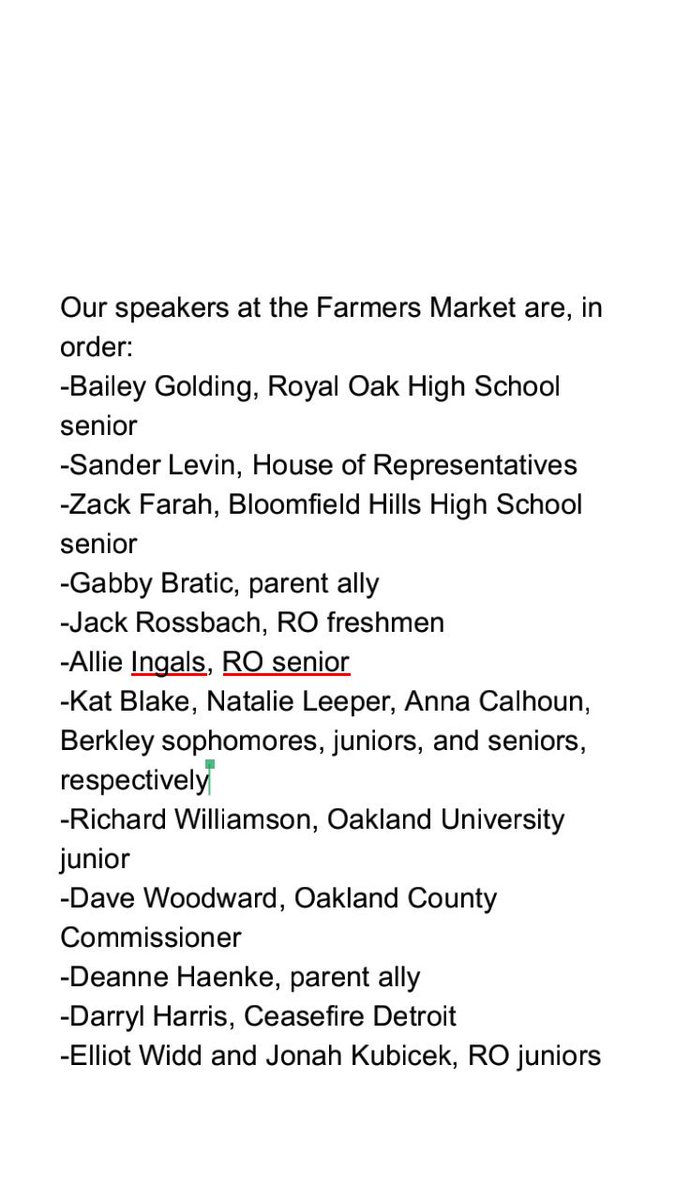 ROHSwalkout2018's tweet photo. Here is the plan for April 20th, as well as our speakers list. If you have any questions, please let us know soon! https://t.co/fQoASR0PD5