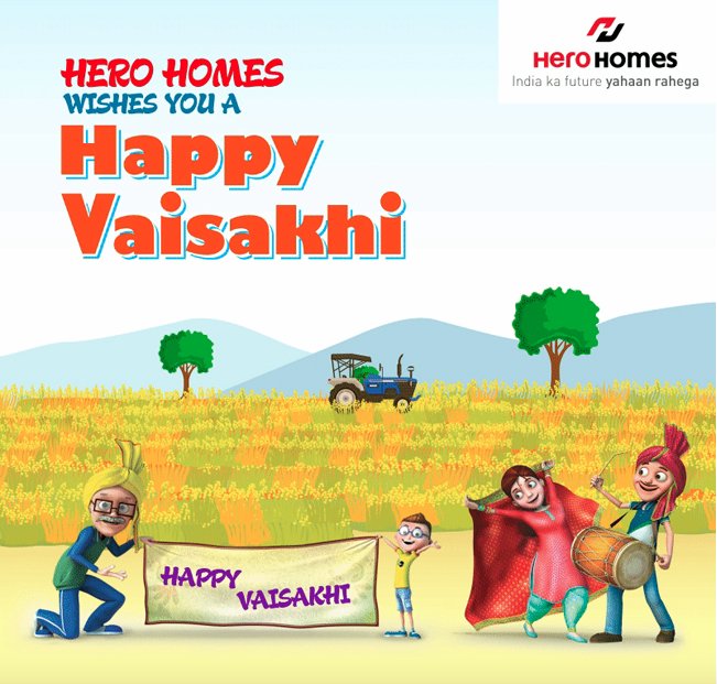 herohomes's tweet photo. #HeroHomes wishes you all a blissful #Vaisakhi https://t.co/nY6y28jQcV