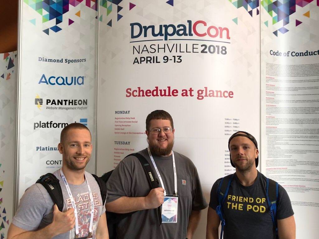 grayloon's tweet photo. ✌️Peace out, #Drupalcon2018 — You didn’t disappoint. Looking forward to sharing our favorite moments soon. #DrupalCon #drupal #developers #HiringNow https://t.co/QCCMN1oCrg