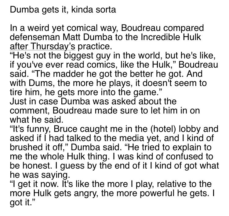 RussoHockey's tweet image. One of the weirder, funnier notebook items in my 23-year NHL-writing career