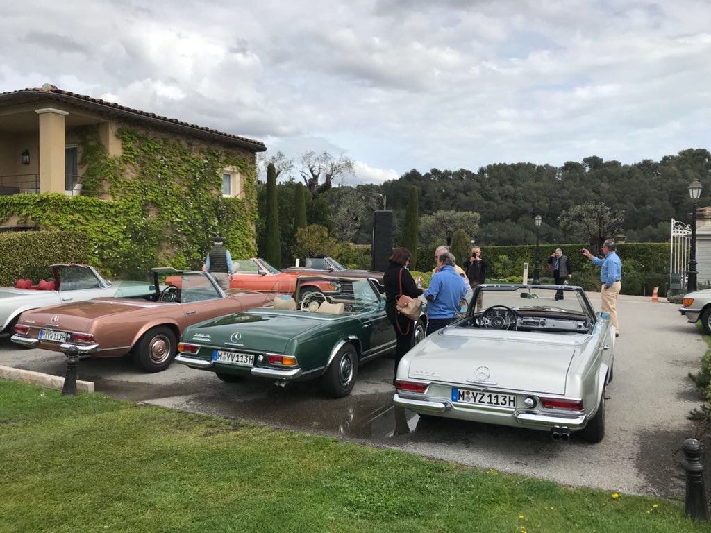 juampi1962's tweet photo. Comenzó el 2° Mercedes-Benz JPN Classic Tour, ahora es en la Costa Azul en el sur de Francia 🇫🇷  Y esto es solo el principio de un viaje sin igual. https://t.co/x1LqBUMnVe