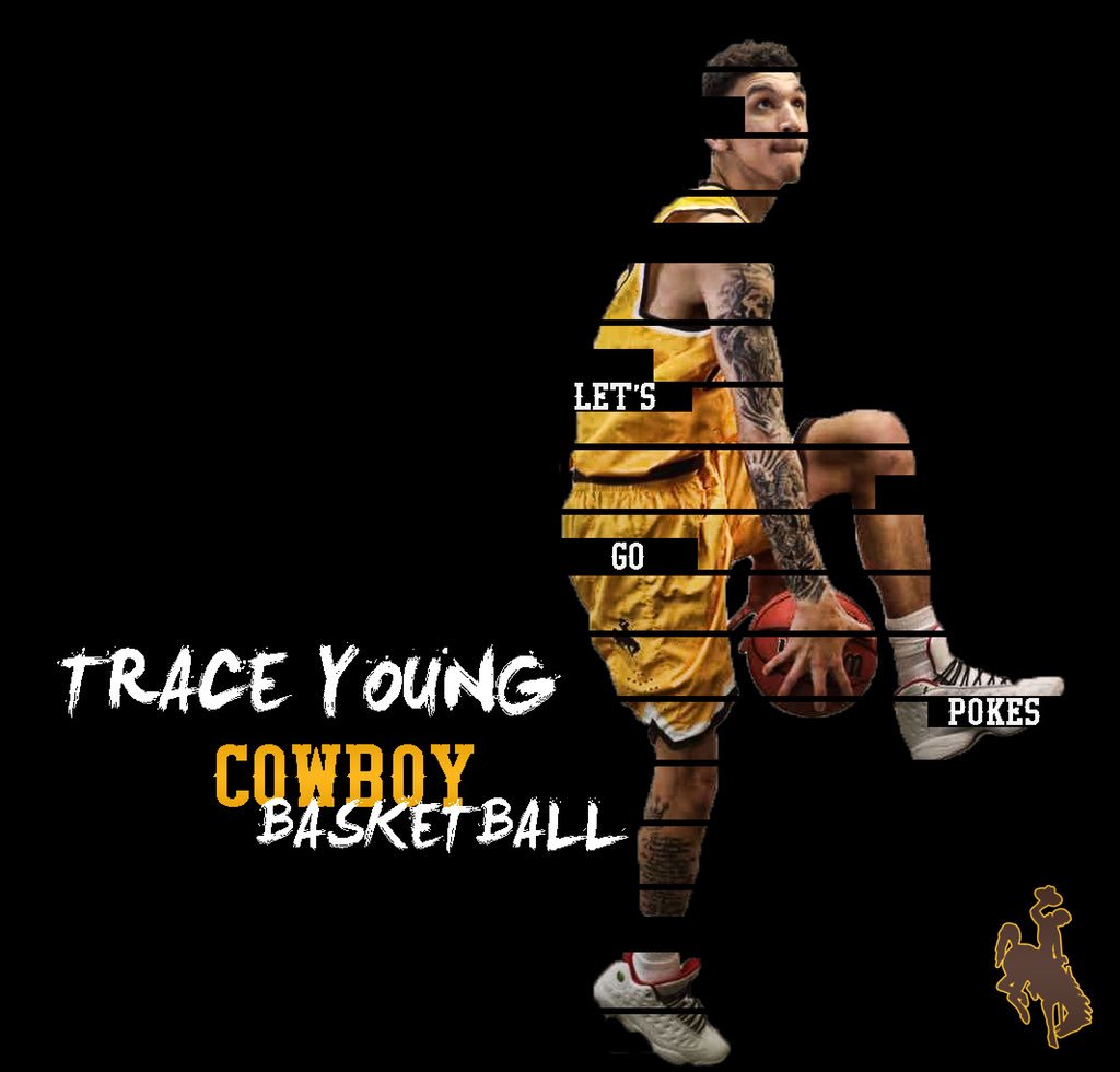 TraceYoung1's tweet photo. Beyond blessed to announce that I have committed to play college basketball at the University of Wyoming ! 🙏🏽🏀 https://t.co/qgdftB4FZt