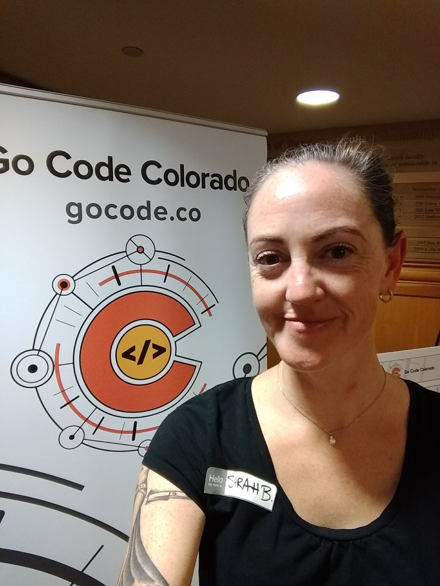 ssbcodes's tweet photo. Super excited to be at the kickoff of #GoCodeColorado!
#GoCodeDen #WomenWhoCode #LadyCoders #hackathon #bigdata https://t.co/YanRxUNbrw