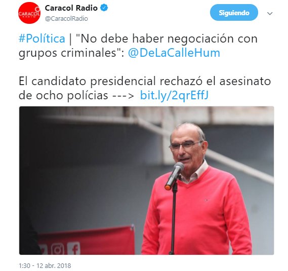 ThaniaVegaCD's tweet photo. #QuéTalEsto Negociador del Gobierno de @JuanManSantos en la Habana - Cuba Humberto de La Calle ahora dice que no se debe negociar con grupos criminales. Entonces ¿qué fue lo que hizo en Cuba? ¿Con quiénes negoció a Colombia? #CuálPaz https://t.co/SMrfwSGbMr