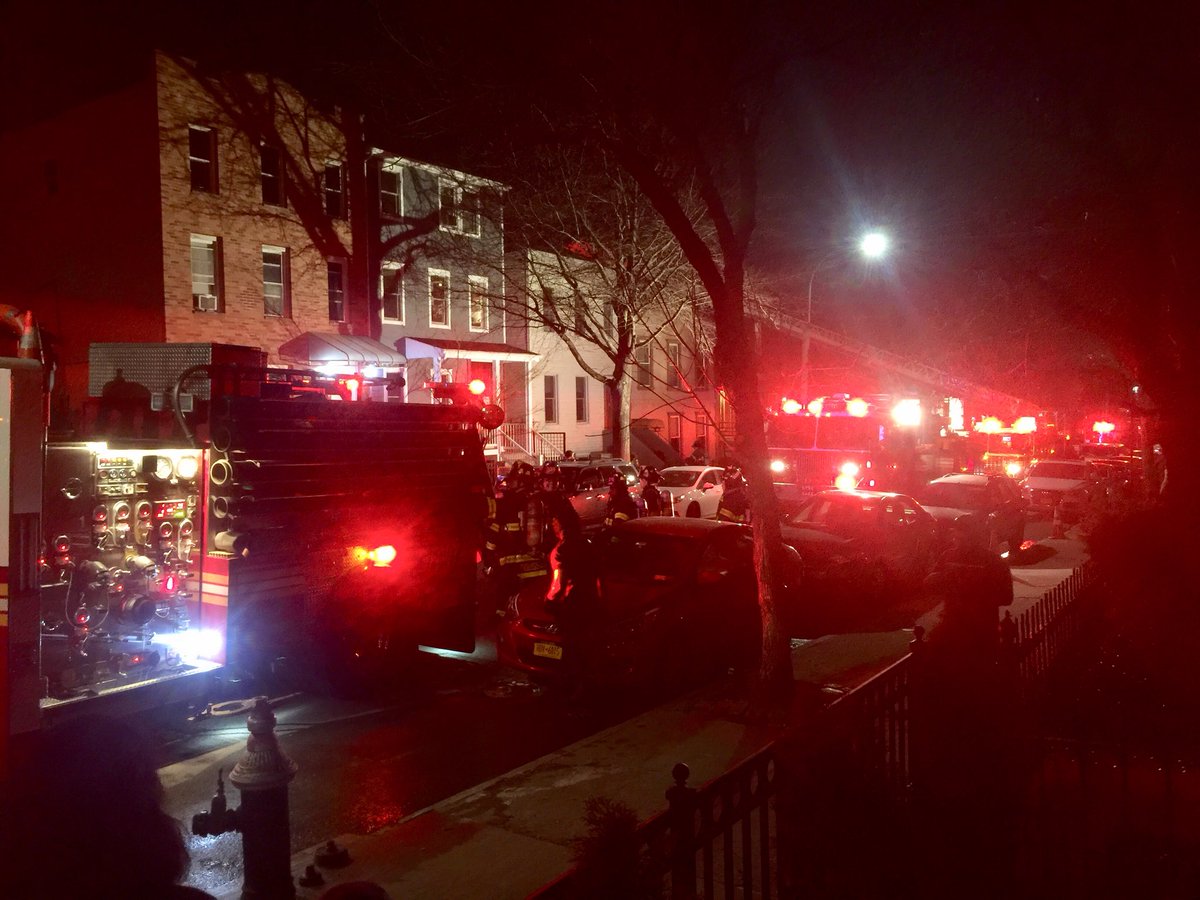 Something major going down on 12th street. #firetrucks #12thstreet #brooklyn