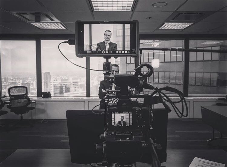 a_michelussi's tweet photo. Lights, camera, action 🎬. Filming the #EnergyVisions Leader’s Message with @ReynoldTetzlaff and @403KFilms. Have you registered for your report? https://t.co/enrSWJnA2j #PwC #oilandgas https://t.co/RQunxf5qsV