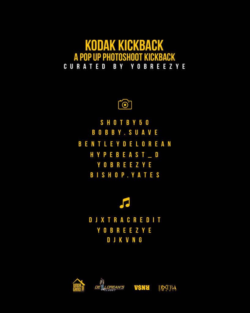 BentleyDelorean's tweet photo. But before I go. 😏 I know you and your friends going to #KodakKickBack 〽️emphis on 4.27. Who doesn’t like getting fresh, turning up with great vibes, &amp; getting pics FOR FREESKIE by some of the hottest photographers in the city 🤷🏾‍♂️ https://t.co/INPu8k2g6F