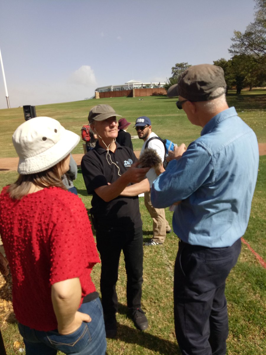 ScienceMarchCBR's tweet photo. Interviews at the March for science Canberra. #MarchForScienceCanberra https://t.co/weEYH3gk1V https://t.co/EZINOimDnF