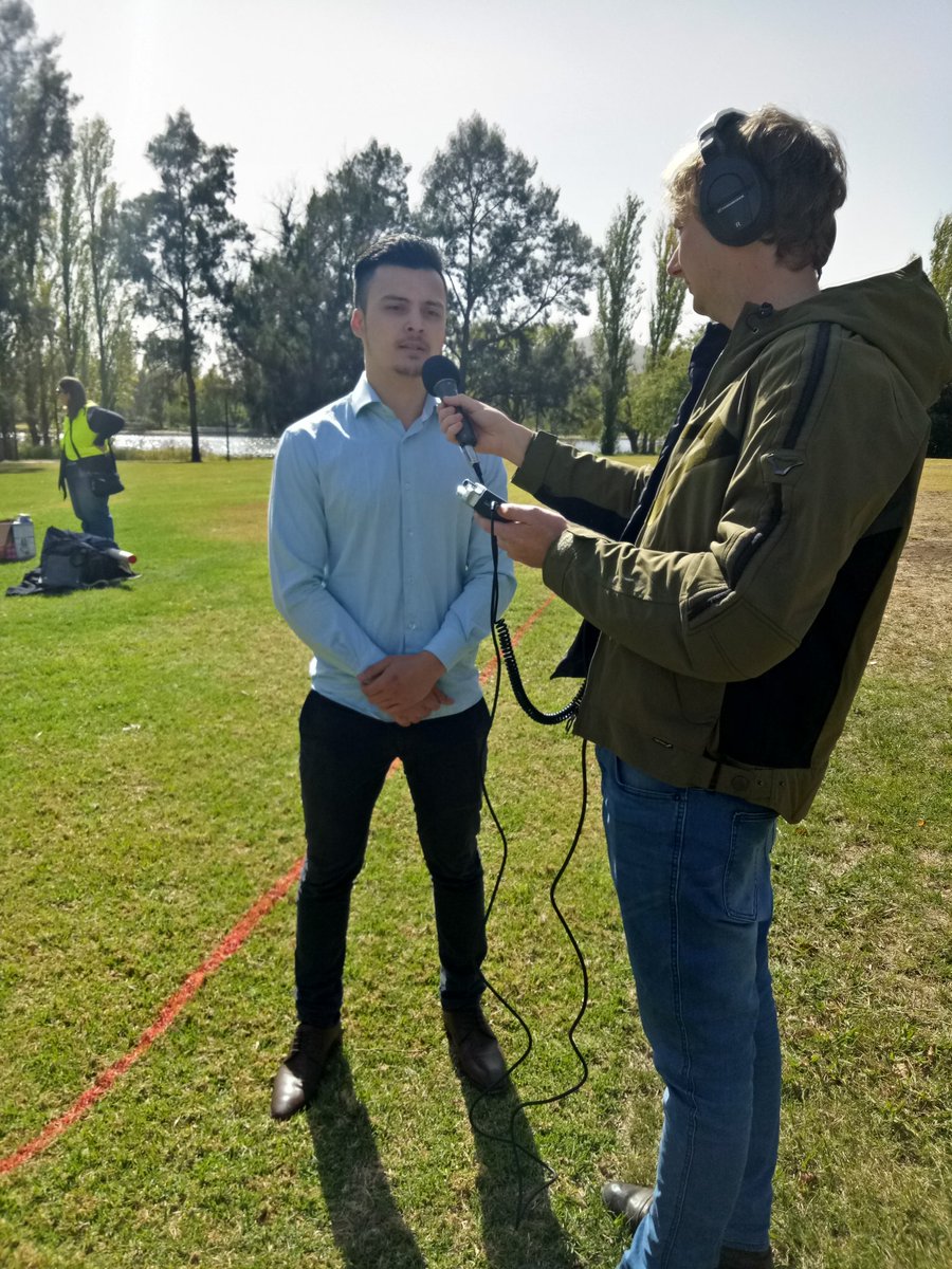 ScienceMarchCBR's tweet photo. Interviews at the March for science Canberra. https://t.co/tDgdWdoqR1 #MarchForScienceCanberra https://t.co/weEYH3gk1V