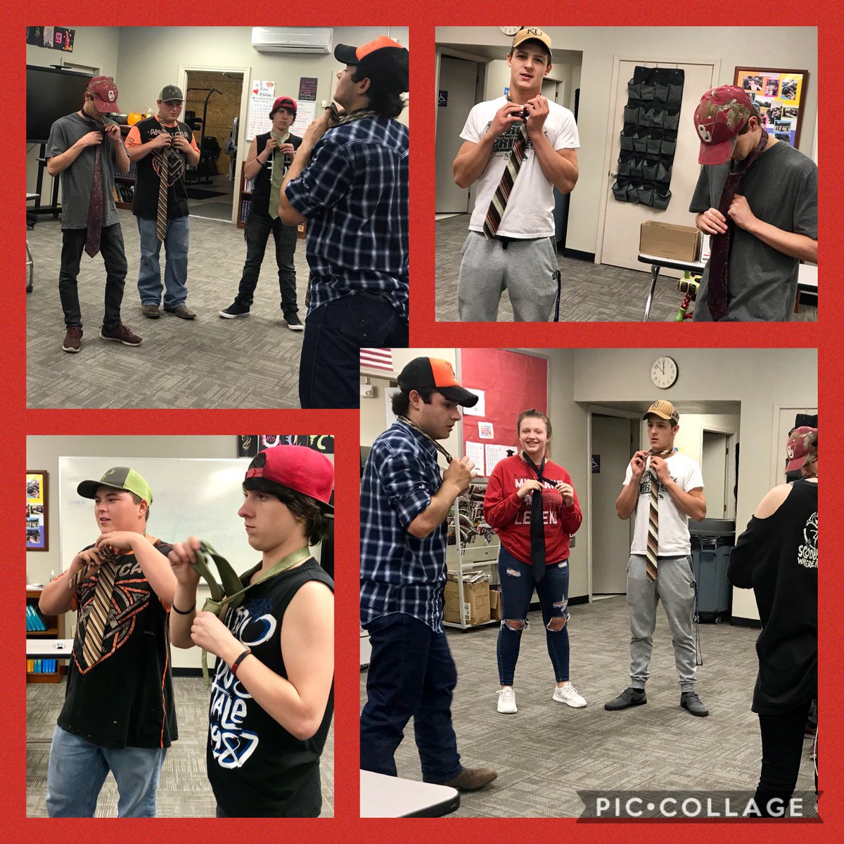 dddouthit's tweet photo. Student teaching others how to tie a neck tie #backtothebasics #goodday #altedrocks https://t.co/4XdRdz89uG