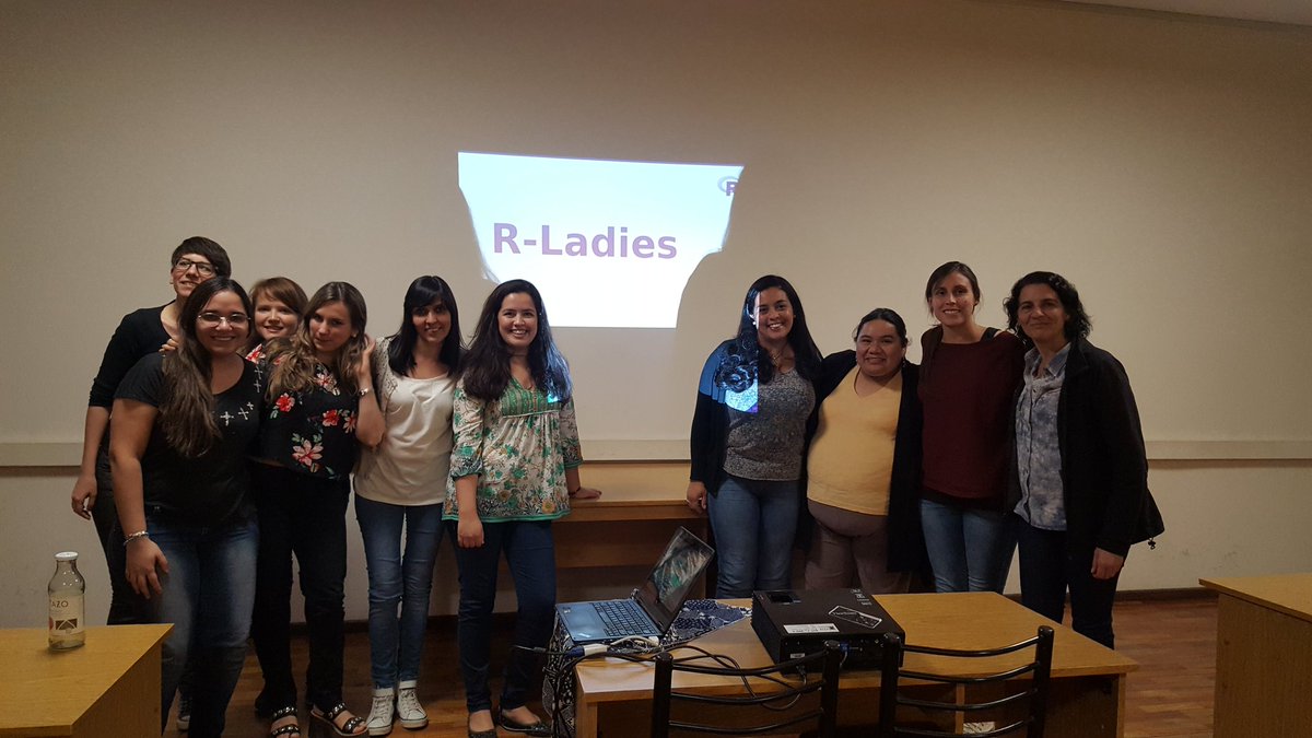 RLadiesMza's tweet photo. Primer #meetup de #Rladies #Mendoza en la UTN. ¡Gracias por participar y ayudarnos a crecer! / #rstats #RLadiesLatAm https://t.co/HbSmxdUgT6
