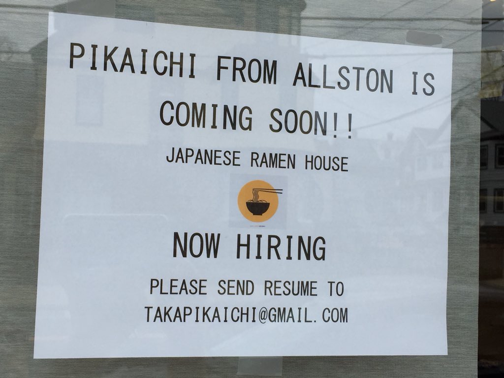 keikoinboston's tweet photo. 1. Stopped by #Pikaichi today. They are almost ready to open at new #Medford location! Said they are hoping for next Wednesday!! #ramen 🍜 https://t.co/VkMq6blTZx