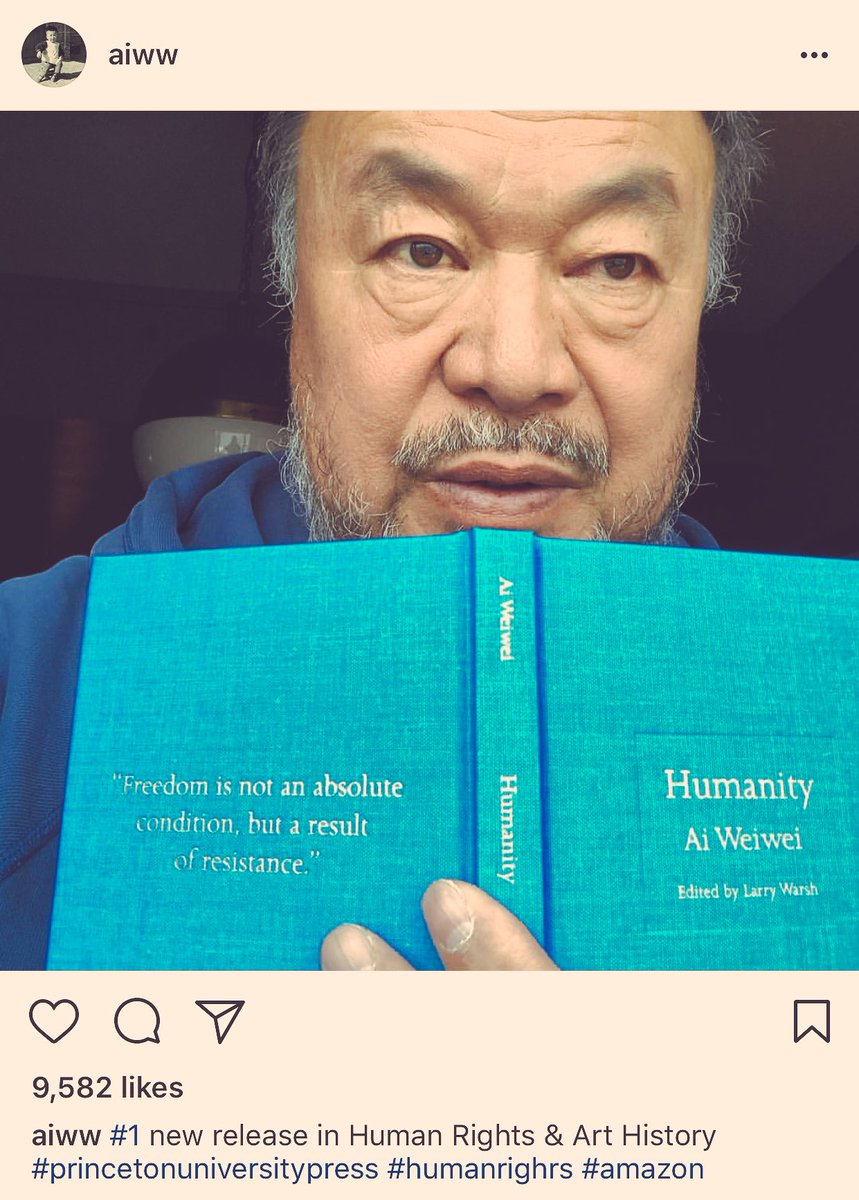 JamazingTeachin's tweet photo. So excited to pick up this book #humanity by @aiww Wondering how to incorporate it in classs throughout the year. How might this book influence student action? #teachinghumans @fayleong @NazliIghani @jdungan @feetetweet @l1nd3l @cbkaye @cailinminor @C3Teachers https://t.co/0mMHrrAKY6