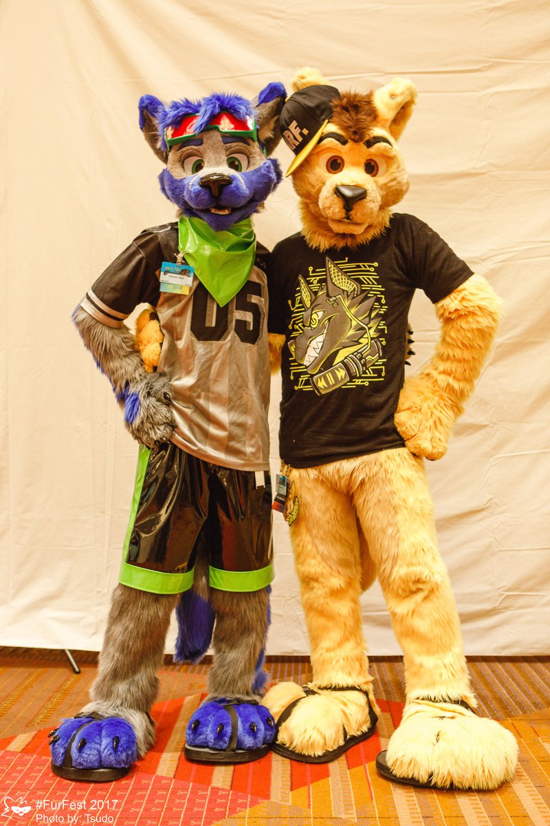 Elecami_Wolf's tweet photo. #FursuitFriday
#MMF2017 WIth @DaxterDingo and @saxwuff https://t.co/E7yTyKc1E9