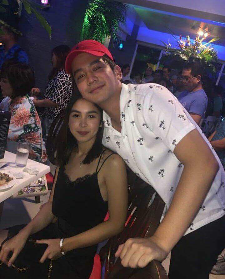 MaEllaineSison's tweet photo. KEEP ON SHINING JOSHLIA!!!
@iamjoshuagarcia @BarrettoJulia 
MORE BLESSINGS TO COME!!!
DAMING GANAPS THIS YEAR!

BABA TIME AT TGS THANKSGIVING PARTY!
HI SUMMER MOVIE
#HelloNostalgia https://t.co/QTJvwtFUPD