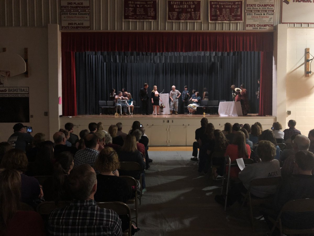 Lanceroweton's tweet photo. Congrats to Mrs. Bewley and the Halfway Drama club on a job well done with the Spring play. https://t.co/9ZTH4E0RTE