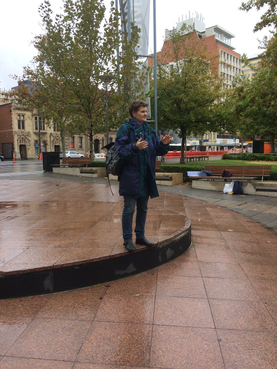 ScienceMarchADE's tweet photo. Our final speaker is a familiar face from last year, Prof Rachel Burton @porridgepusher! As a Superstar of STEM she is at the forefront of science communication to women and the next generation. #MarchForScience #MarchForScienceAdelaide #marchforscienceAU https://t.co/s6yT2srgEV