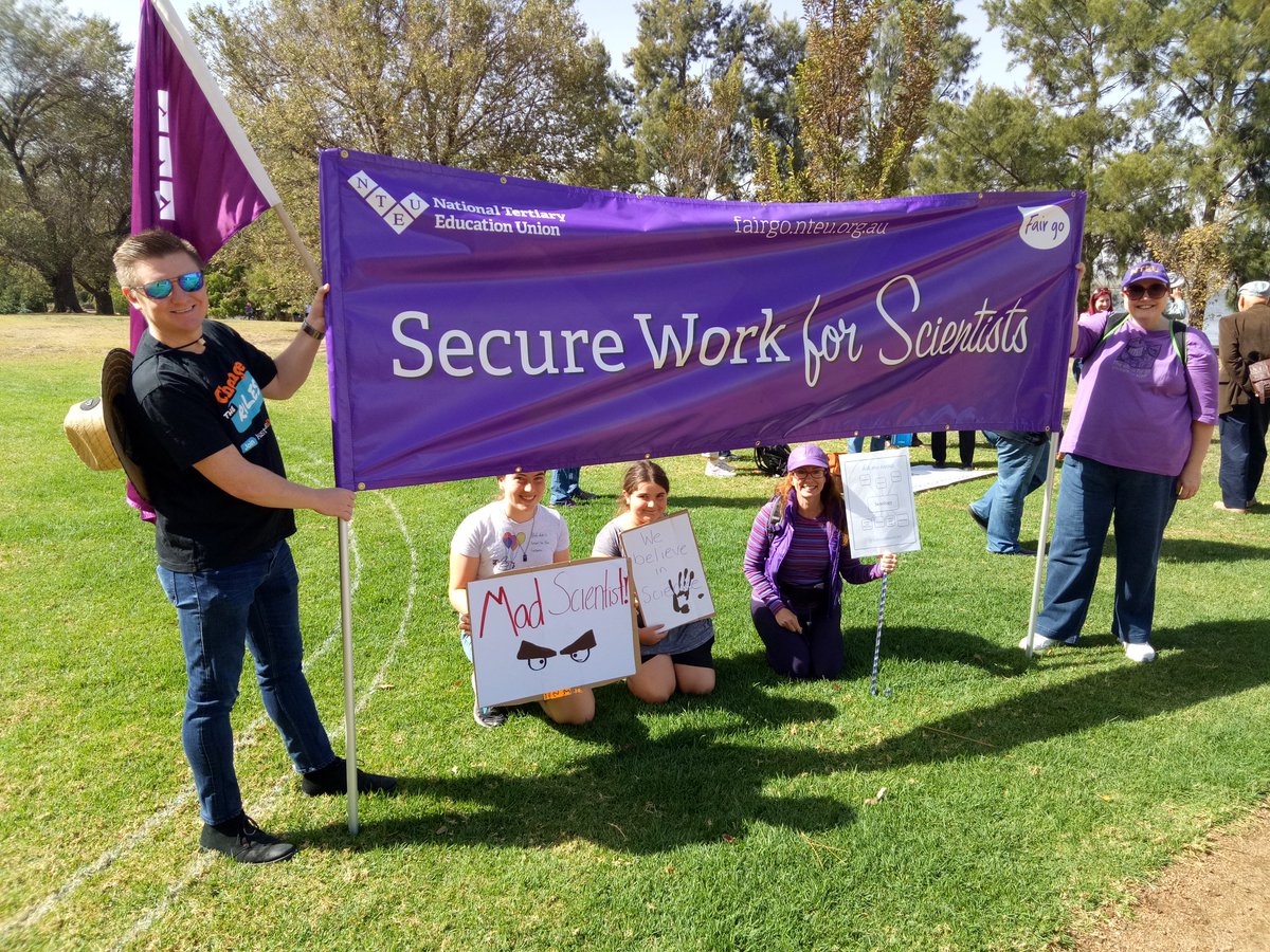 ScienceMarchCBR's tweet photo. Signs at the March for science Canberra. #MarchForScienceCanberra #MarchForScienceCBR https://t.co/sSfVKXX42x