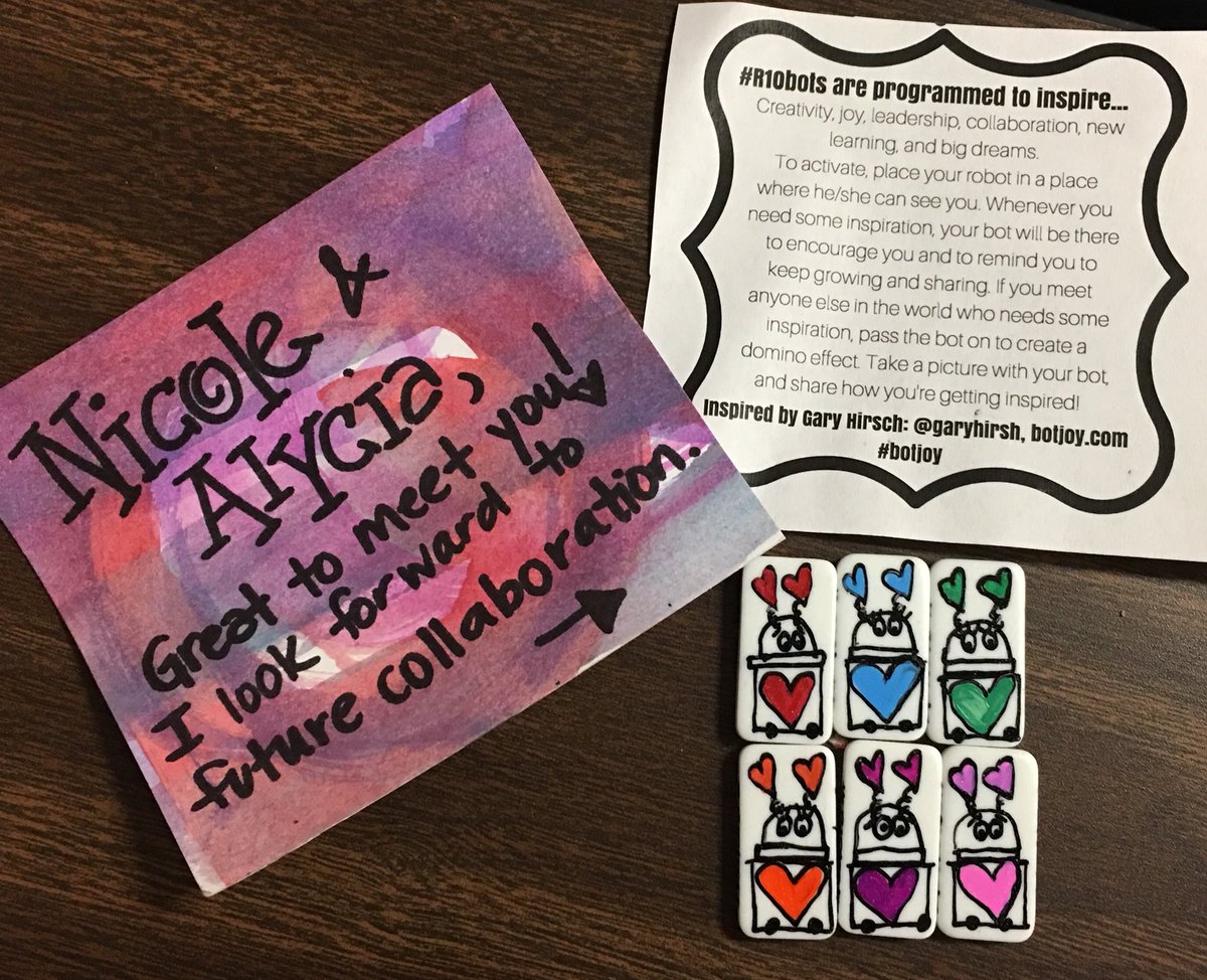 StefLRichard's tweet photo. Couldn’t let these lovely ladies go back to Region 11 without a little bit of #botjoy! A little bit of love can spread a lot of JOY! #dominoeffect #R10bots https://t.co/Ef86yHJr4e