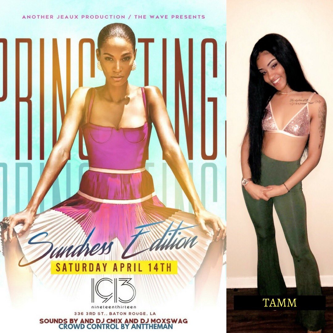 MOxSWAG's tweet photo. Itโs Lit #SpringTings at 1913 this Saturday yโall better get there early ๐ฅ๐ฅ๐ฅ
https://t.co/zlUoZAmK7k https://t.co/Bwffr3EuLk