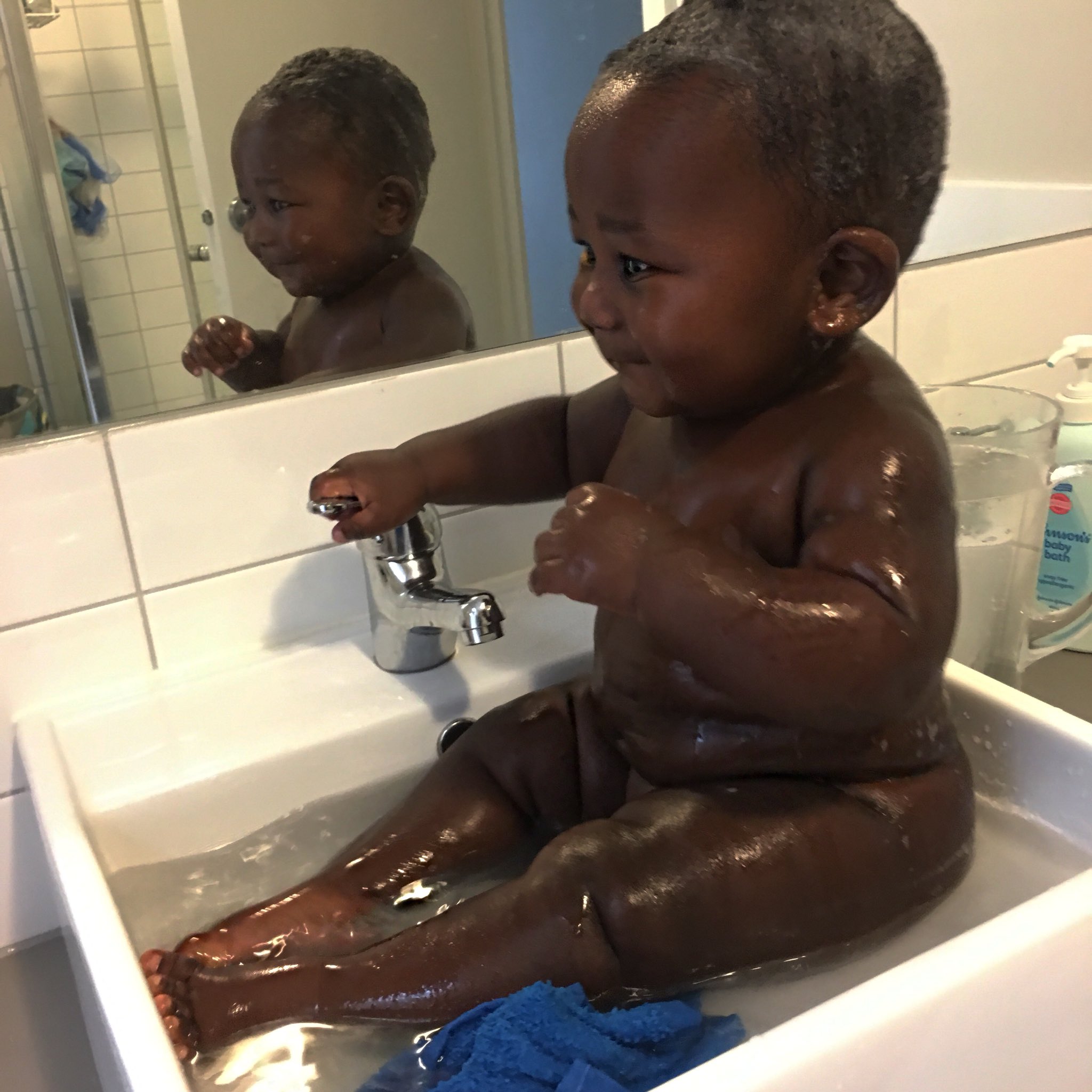Beautiful dark hotsell skinned babies