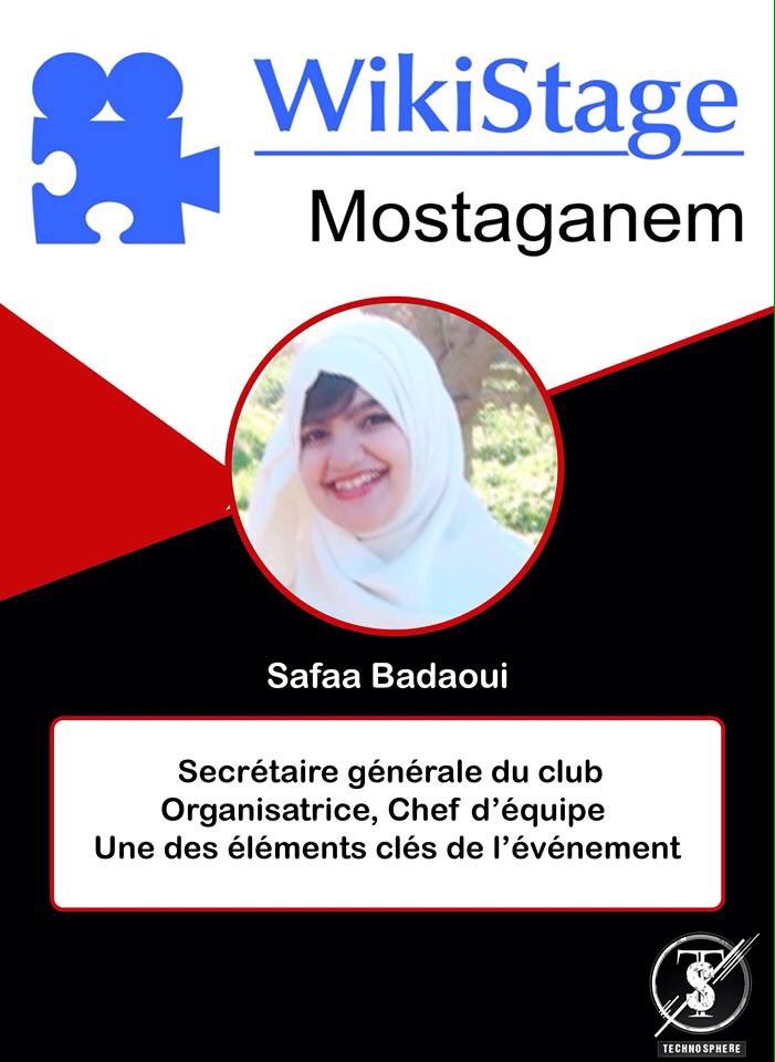 WikiStageMostag's tweet photo. #Wikistage_Mostaganem #First_Edition
#Wikistage_event #Ideas_For_Change
#TechnoSphere_Club
#Wikistage_Community
#Samedi_21_April_2k18
#Stay_tuned_for_registration https://t.co/DOJlSlUmCi