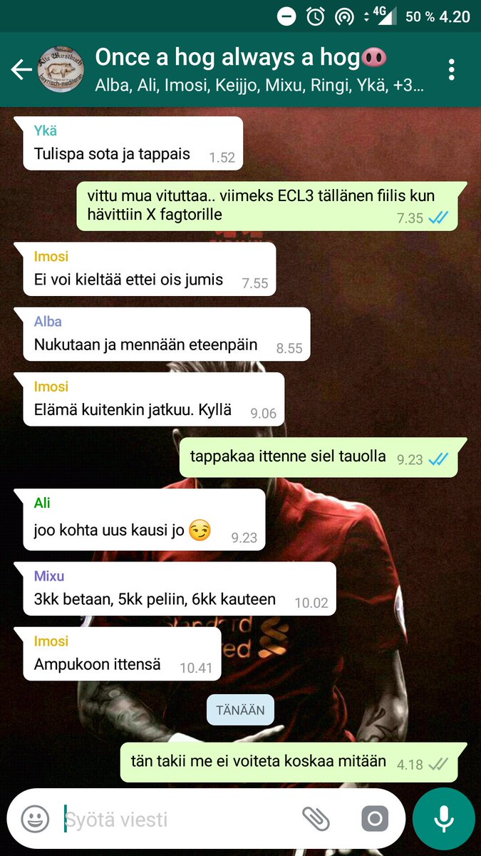 vee_SILE's tweet photo. Deleted some messages from SIKA group chat after Game 7 loss, left the best ones and here's the result. There will always be the next season! #YNWA #NHLGamer #ECL6 https://t.co/wEEakSHAKU