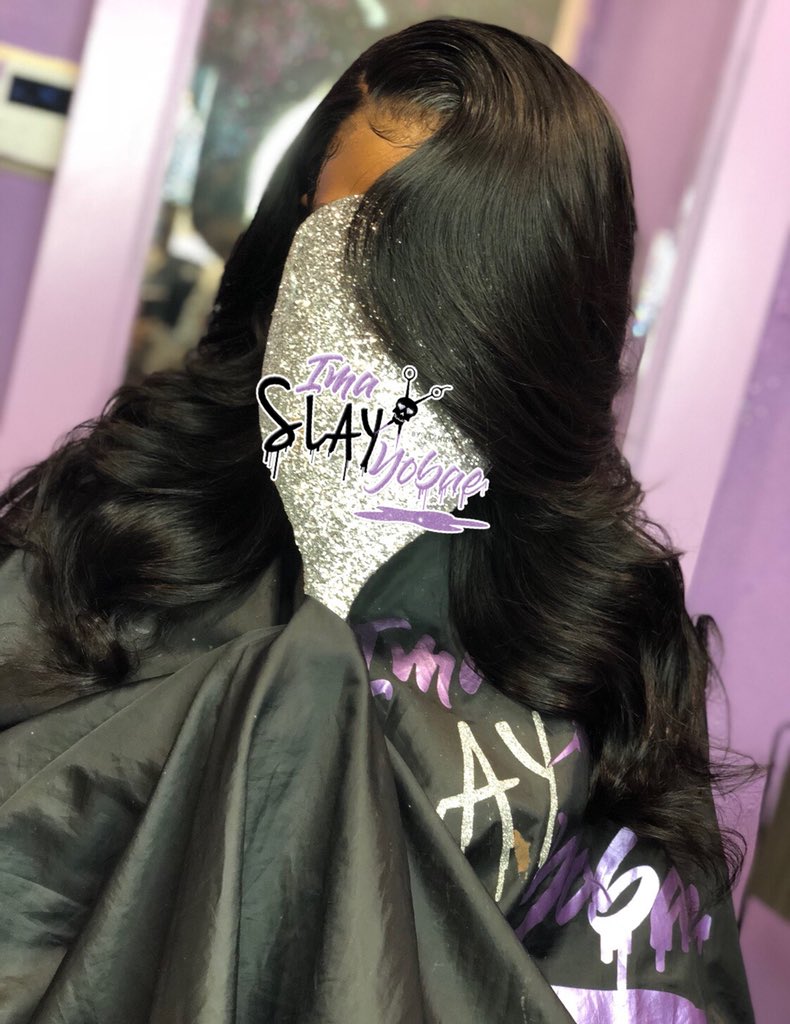 Jaz_Minne__'s tweet photo. FRONTAL WIG MADE &amp; INSTALLED BY ME! #Imaslayyobae now if this don’t go far yalllll truly just hating on me 😂 book with ya girl 💓🚨👊🏽 client cut all of her hair off but that didn’t matter to meeee! EXECUTED 🔪🔪 add me on ig &amp; snap @Imaslayyobae link in bio to buy https://t.co/6ImmsvCubp