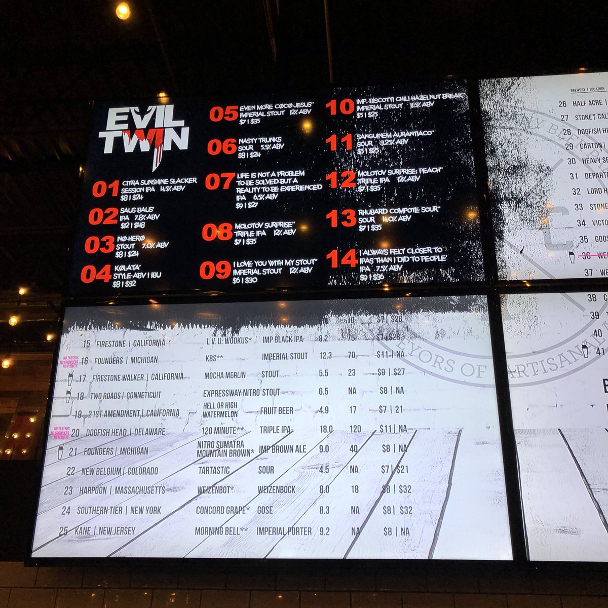 PPCBP's tweet photo. It’s time! 👹 We have 14 devilishly delicious gems from @EvilTwinBrewing just waiting to be poured. Get a glass (or a few) by 2 am tonight! 🍻 #taptakeover #eviltwinbrewing #ppcbp #njcraftbeer https://t.co/v9w6aUdcgp