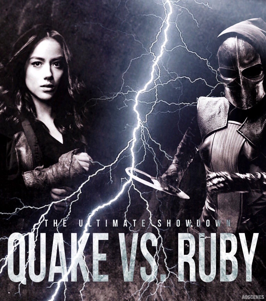 i'm ready <a href="/AgentsofSHIELD/">Marvel's Agents of S.H.I.E.L.D.</a> ! @ChloeBennet4 <a href="/DoveCameron/">Dove Cameron</a> #AgentsOfSHIELD