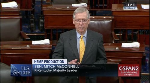 votehemp's tweet photo. Yesterday Senator McConnell (R-KY) introduced The #HempFarmingAct of 2018. The bipartisan bill will remove #hemp from the Controlled Substances Act and allow states to regulate it under authority from the U.S. Department of Agriculture. https://t.co/xpFl3B6Sdt #votehemp https://t.co/ieaH4TqfKE