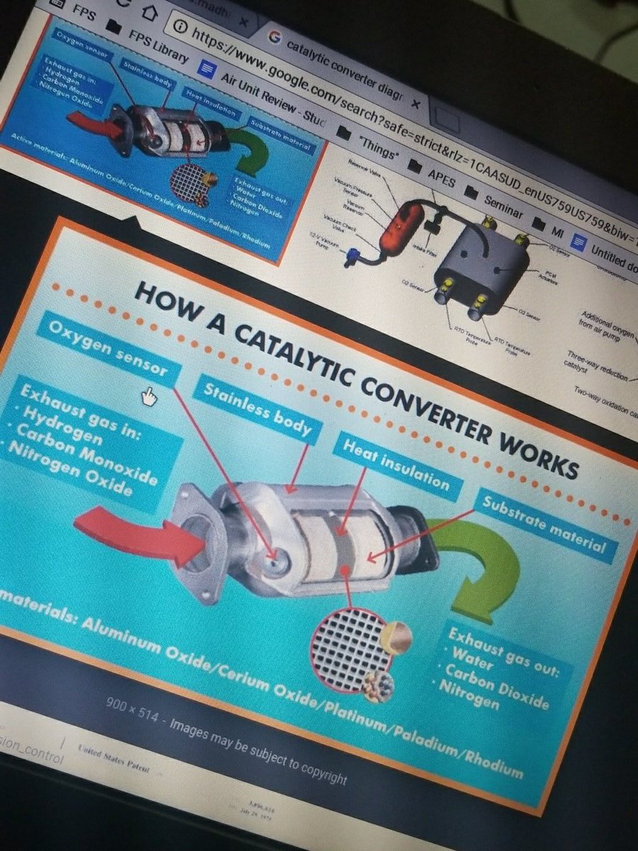 SM510380apes's tweet photo. A caralytic converter coverts toxic gasses and pollutants into less-toxic pollutants with a redox reaction. They do a great job in helping prevent excessive air pollution! #apesair @franklinlorax https://t.co/ZD8Eleym6q