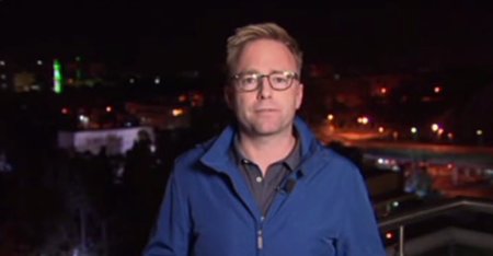 cbsnewspath's tweet photo. The United States and allies launched precision strikes in Syria Friday night.  CBS's @sethdoane is the only U.S. network journalist in Syria.  He reports from Damascus - FRI0485 https://t.co/SGPRfGOvwa